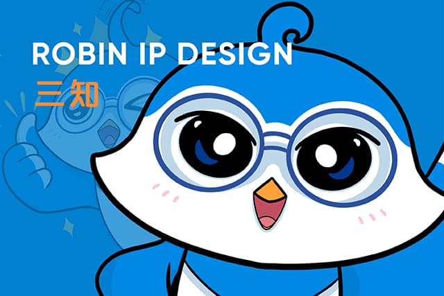 知识产权IP设计-法律咨询卡通形象设计-表情包设计-VI设计-知更鸟